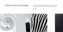 Design Textures And Shapes - Best One Page Website