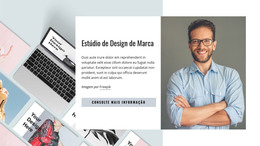 Bootstrap HTML Para Estúdio De Design De Marca