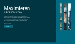 Maximieren Sie Ihre Produktion - HTML Site Builder