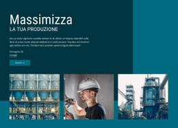 Massimizza La Tua Produzione - HTML Site Builder