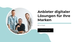 Wir Liefern Strategie - Zielseitenvorlage