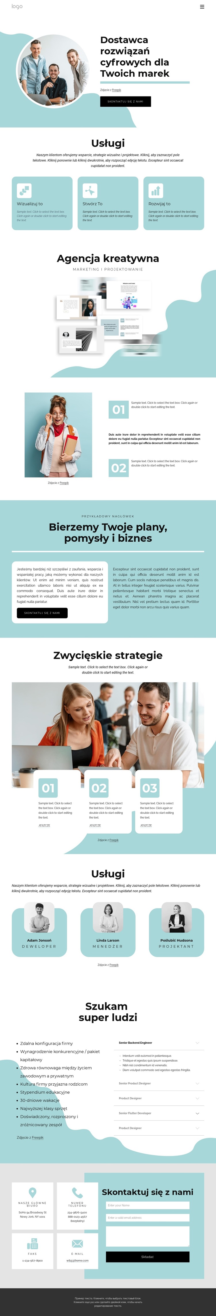 Rozwiązania cyfrowe Motyw WordPress