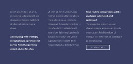 Plantilla HTML5 Premium Para Tres Columnas