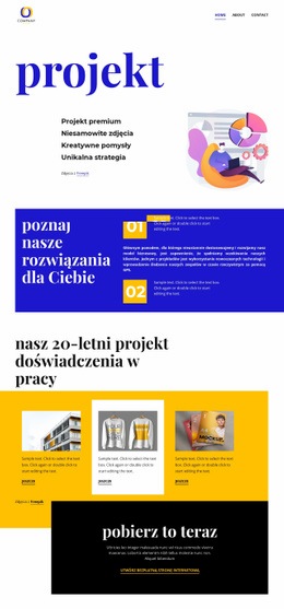 Jasny Projekt – Konfigurowalny Szablon