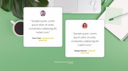 Отзывы Клиентов Шаблон Joomla