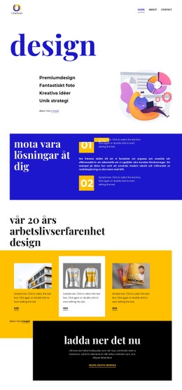 Ljus Design CSS-Rutnätsmall