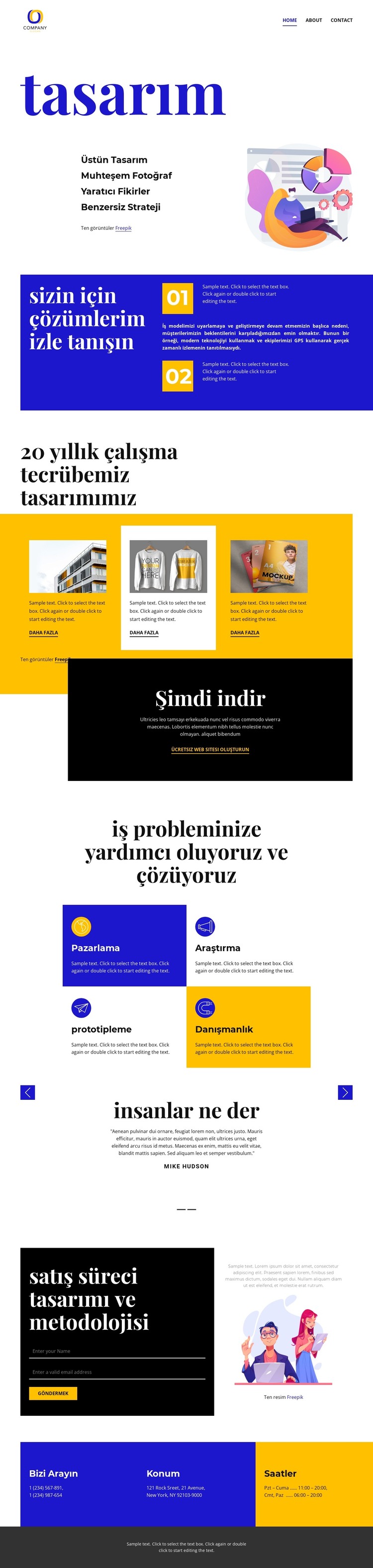 parlak tasarım HTML Şablonu