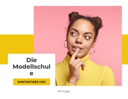 Die Modellschule Einfache HTML-CSS-Vorlage