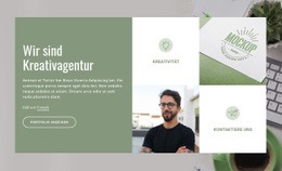 Einseitenvorlage Für Webdesign Und Marketing