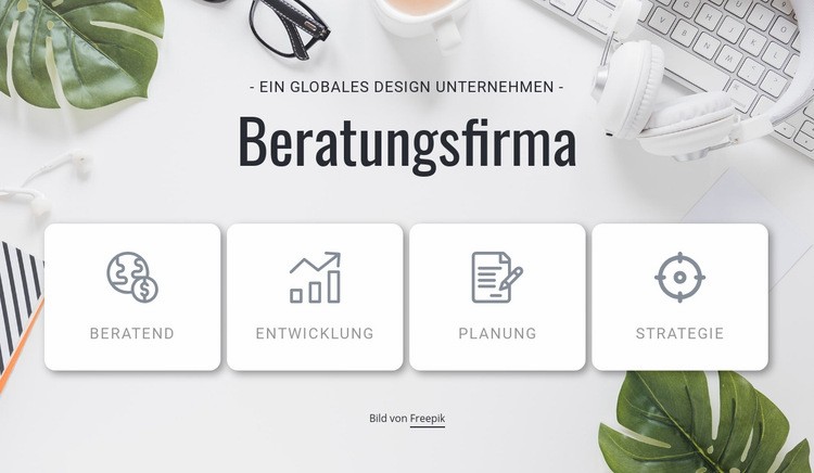 Geschäftsspezifische IT-Lösungen Website Builder-Vorlagen