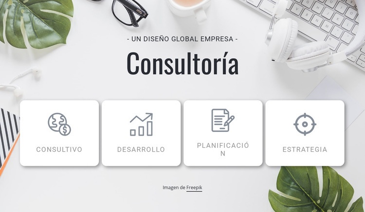 Soluciones de TI específicas para empresas Plantillas de creación de sitios web