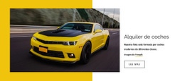 Alquiler De Coches Modernos: Plantilla HTML5 Definitiva