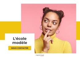 Créateur De Site Web Génial Pour L'École Modèle