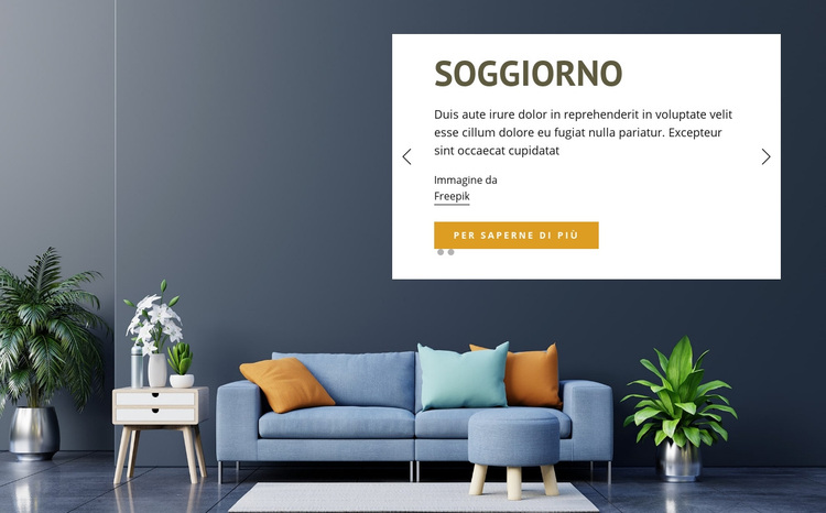 Idee di interior design Tema WordPress