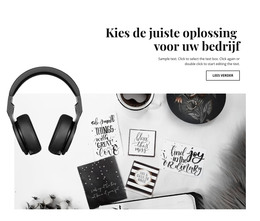 Krijg Een Zakelijke Oplossing - Basis HTML-Sjabloon