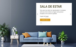 Site HTML Para Idéias De Design De Interiores