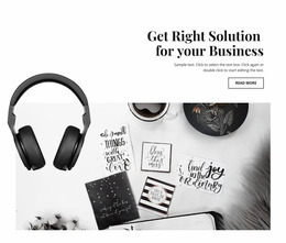 Awesome Web Page Design For Get Business Solution