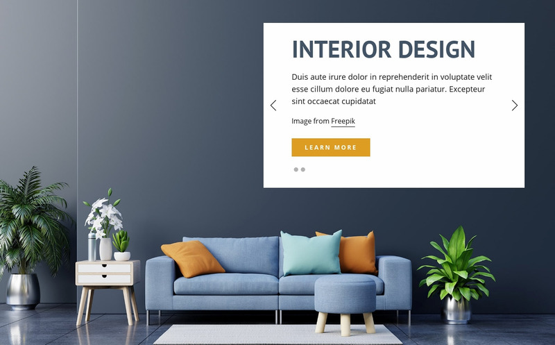  Luxury and classic furniture Web Page Design