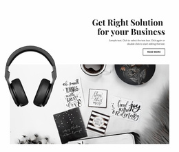 Get Business Solution - Website Design Template
