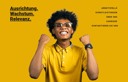 Wachstum Und Geschäft – Vorlage Zum Hinzufügen Von Elementen Zur Seite