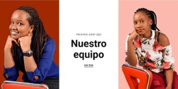 Equipo Femenino Plantilla HTML5