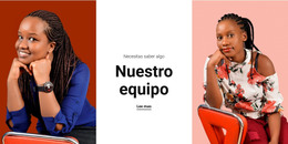 Equipo Femenino - Inspiración De Plantilla HTML5