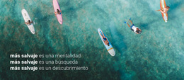 Descanso Salvaje Y Viajes De Surf - Descarga De Plantilla De Sitio Web