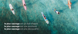 Repos Sauvage Et Voyages De Surf – Téléchargement Du Modèle De Site Web