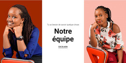 Équipe Féminine – Thème WordPress