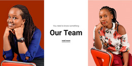 Women'S Team - Easy-To-Use Homepage Design