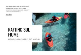 Viaggio Di Rafting Sul Fiume: Costruttore Di Siti Web Definitivo