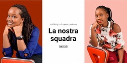 Squadra Femminile - Mockup Di Sito Web Multiuso