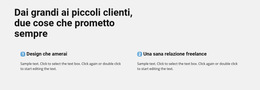 Titoli Con Icone - Tema CSS Gratuito