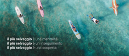 Riposo Selvaggio E Viaggi In Surf - Download Del Modello Di Sito Web