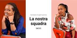 Squadra Femminile - Tema WordPress