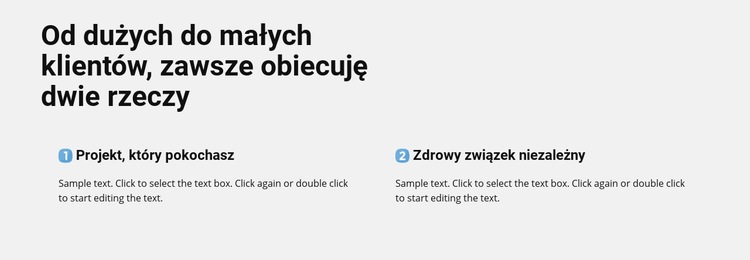 Nagłówki z ikonami Kreator witryn internetowych HTML