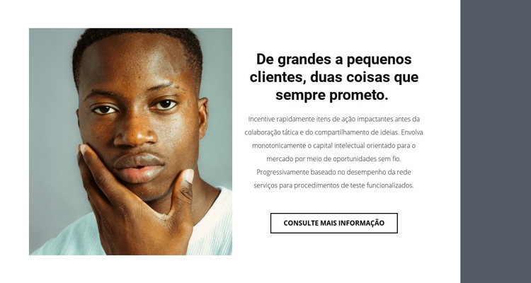 Sobre estratégia de negócios Landing Page