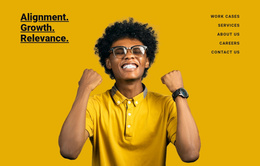 Growth And Business - Template To Add Elements To Page