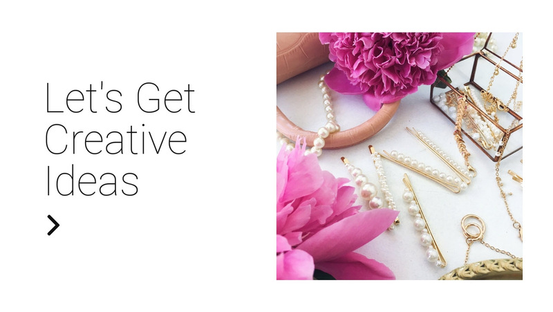 Tasteful jewelry Wix Template Alternative