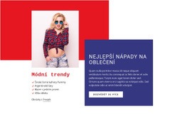 Nejlepší Dívčí Móda – Bezplatná Šablona