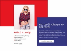 Nejlepší Dívčí Móda – Jednoduchá HTML Šablona