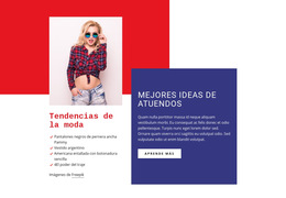 La Mejor Moda De Niña - Descarga De Plantilla De Sitio Web