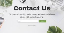Email Consultancy Solutions Landing Page Template