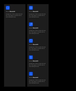 Was Wir Tun, Unsere Dienstleistungen – Ultimative HTML5-Vorlage