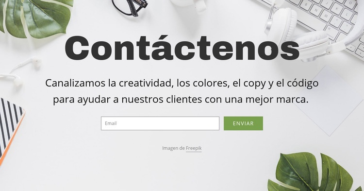 Soluciones de consultoría de correo electrónico Plantilla HTML5