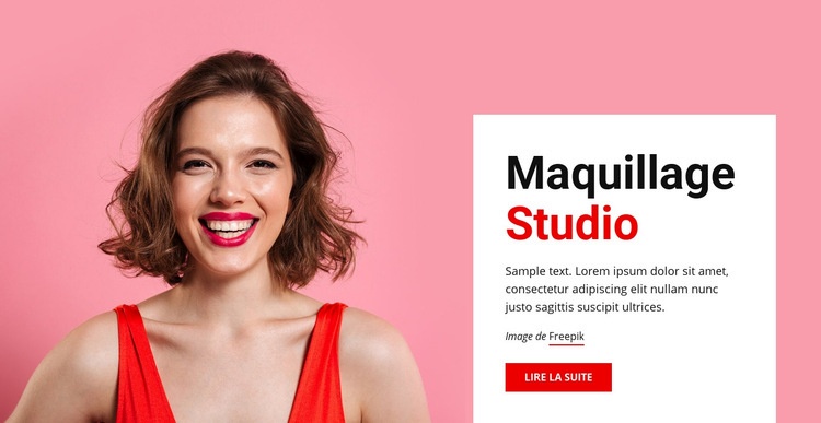 Maquillage et beauté Créateur de site Web HTML