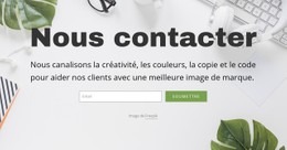 Solutions De Conseil Par E-Mail Modèle De Page De Destination