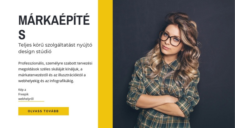 A digitális kreativitás világa Weboldal sablon