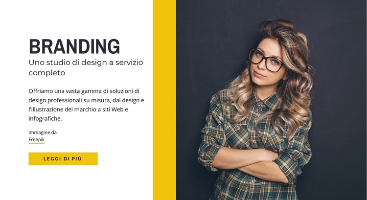 Il mondo della creatività digitale Modelli di Website Builder