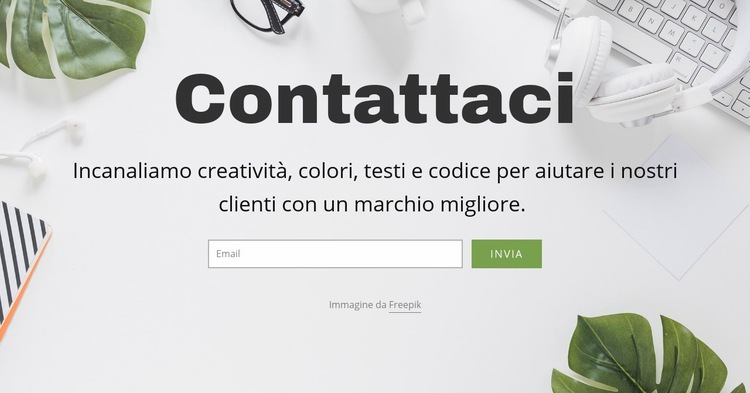 Soluzioni di consulenza e-mail Modello HTML5